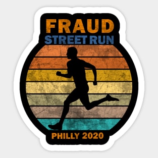 Fraud Street Run 2020 Sticker